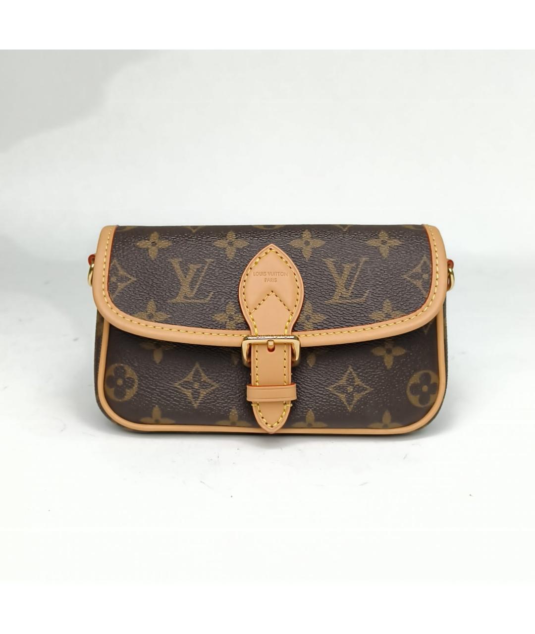 LOUIS VUITTON Коричневая сумка через плечо, фото 2