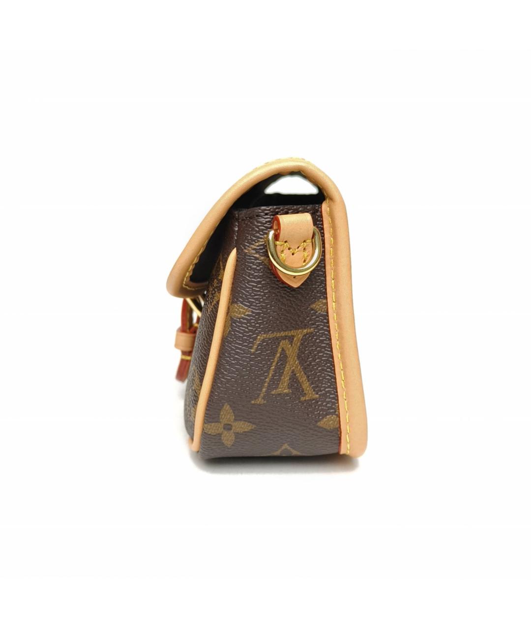 LOUIS VUITTON Коричневая сумка через плечо, фото 3