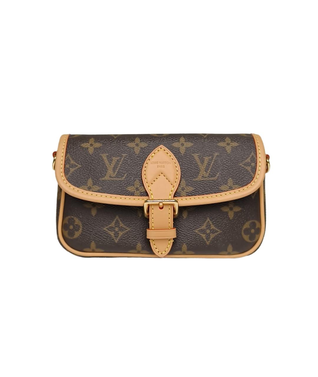 LOUIS VUITTON Коричневая сумка через плечо, фото 9