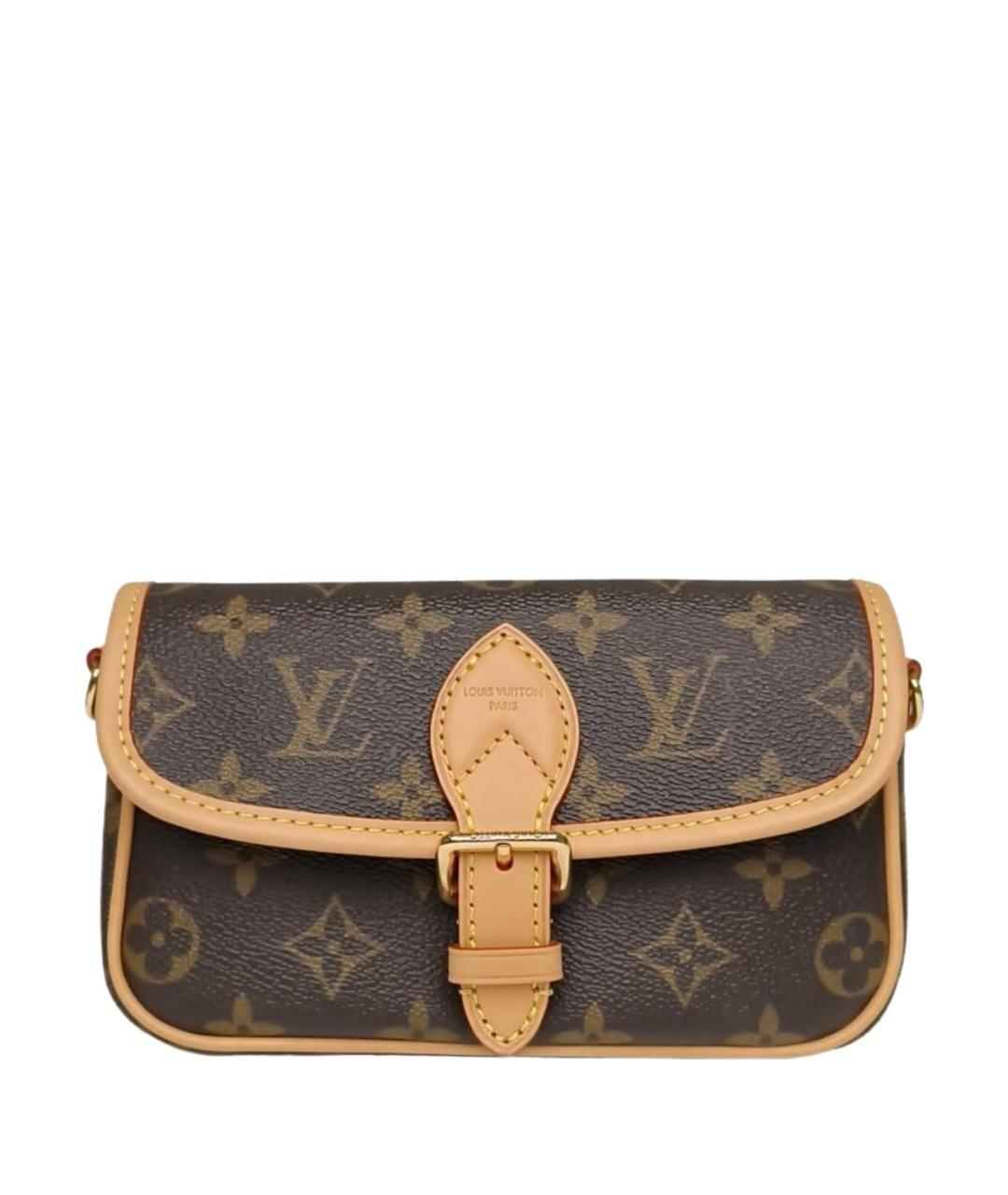 LOUIS VUITTON Коричневая сумка через плечо, фото 1