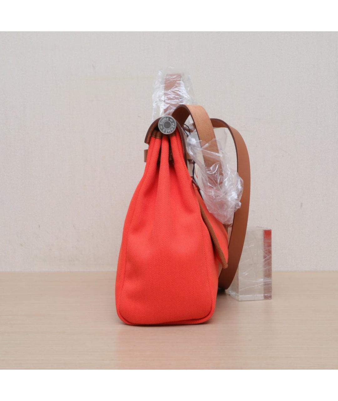HERMES Красная сумка с короткими ручками, фото 5