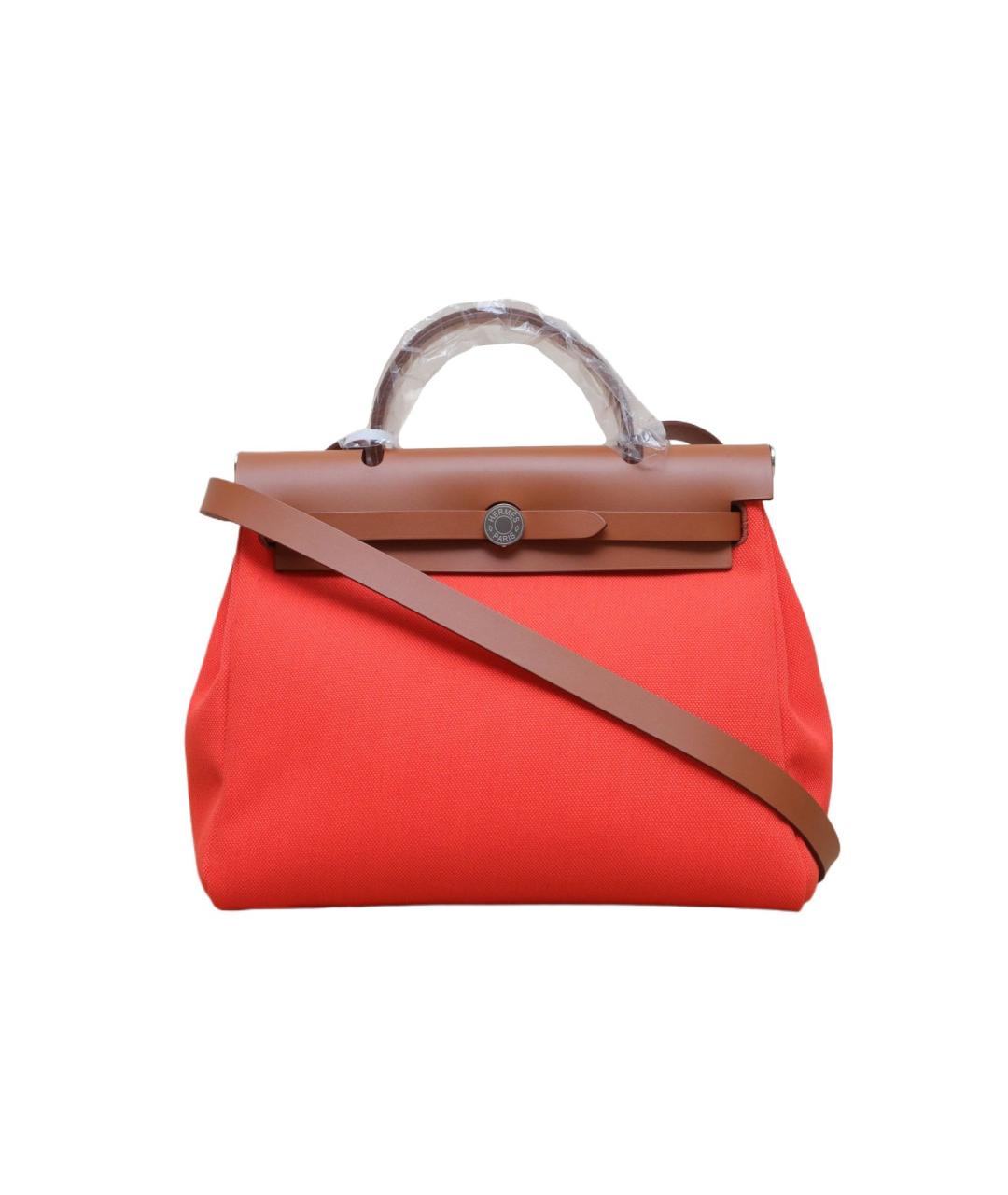 HERMES Красная сумка с короткими ручками, фото 10