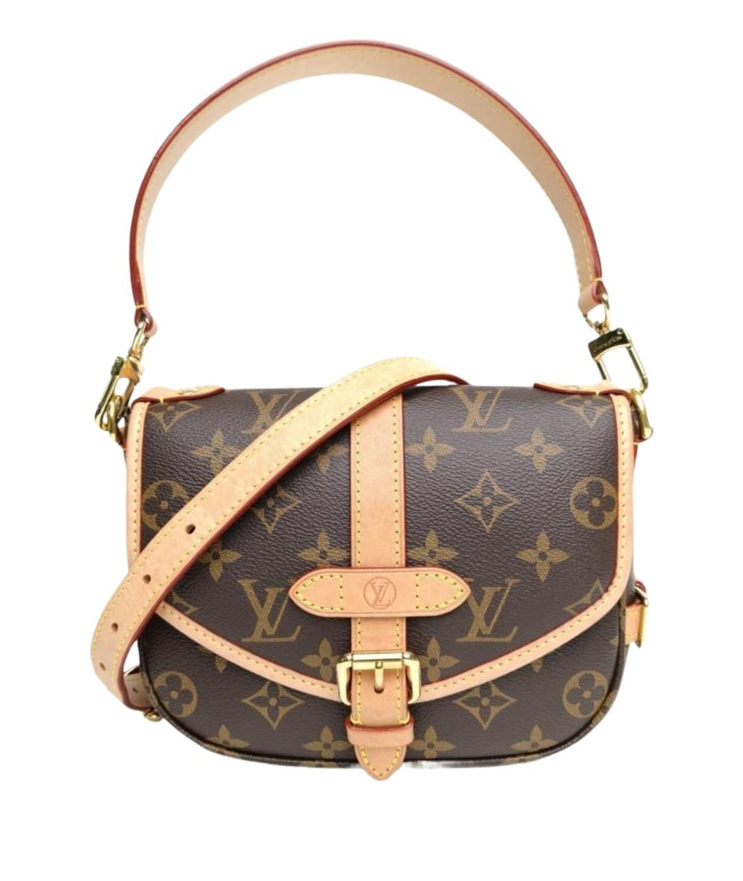 LOUIS VUITTON Коричневая сумка через плечо, фото 1