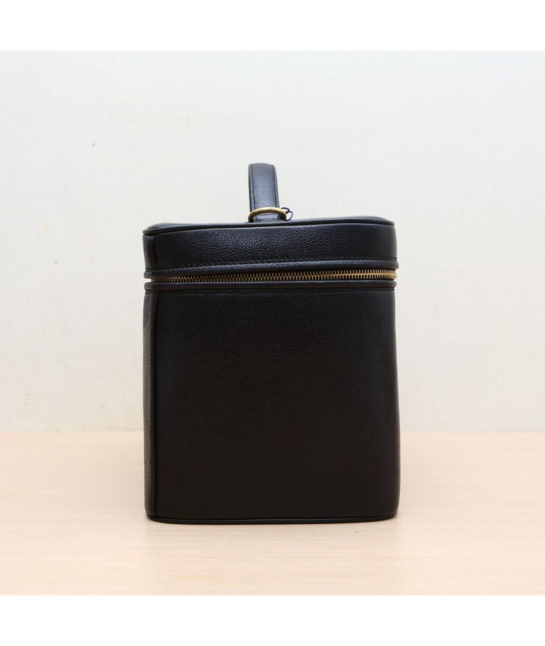 CHANEL Черная кожаная сумка через плечо, фото 4