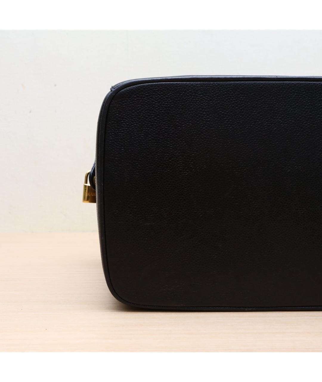 CHANEL Черная кожаная сумка через плечо, фото 8