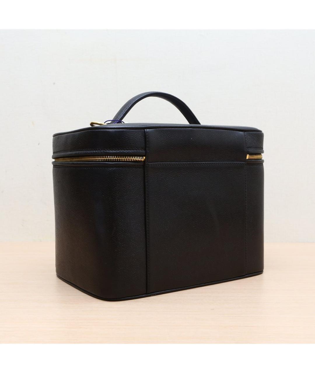 CHANEL Черная кожаная сумка через плечо, фото 5