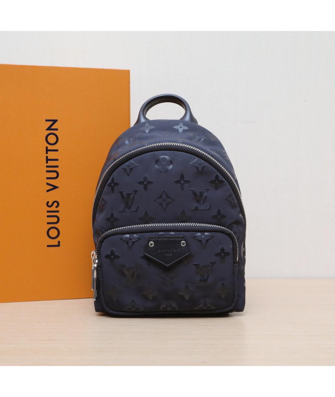 LOUIS VUITTON Черный тканевый рюкзак, фото 2