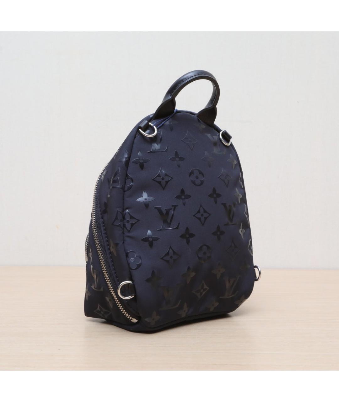 LOUIS VUITTON Черный тканевый рюкзак, фото 6