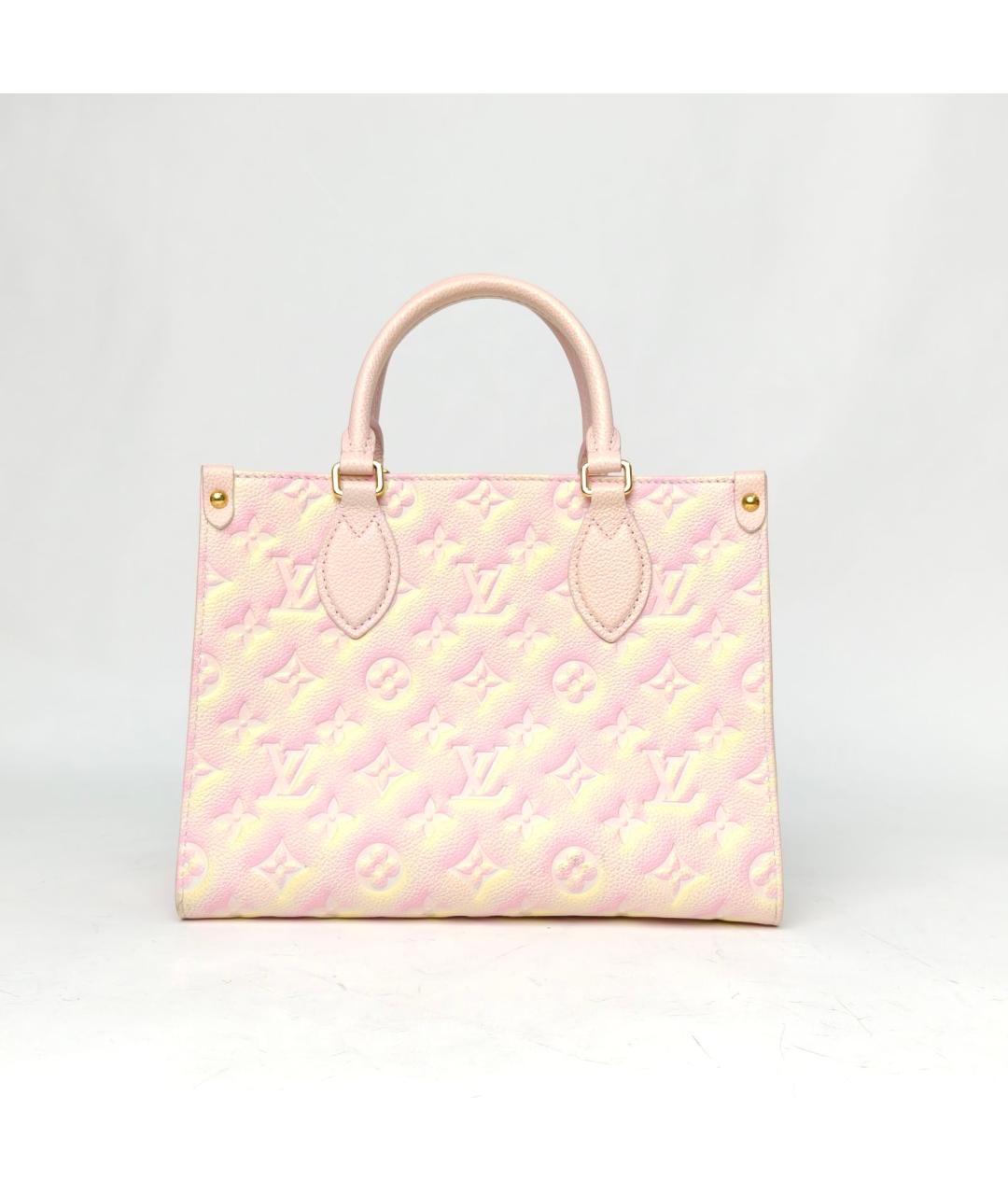 LOUIS VUITTON Розовая кожаная сумка через плечо, фото 4