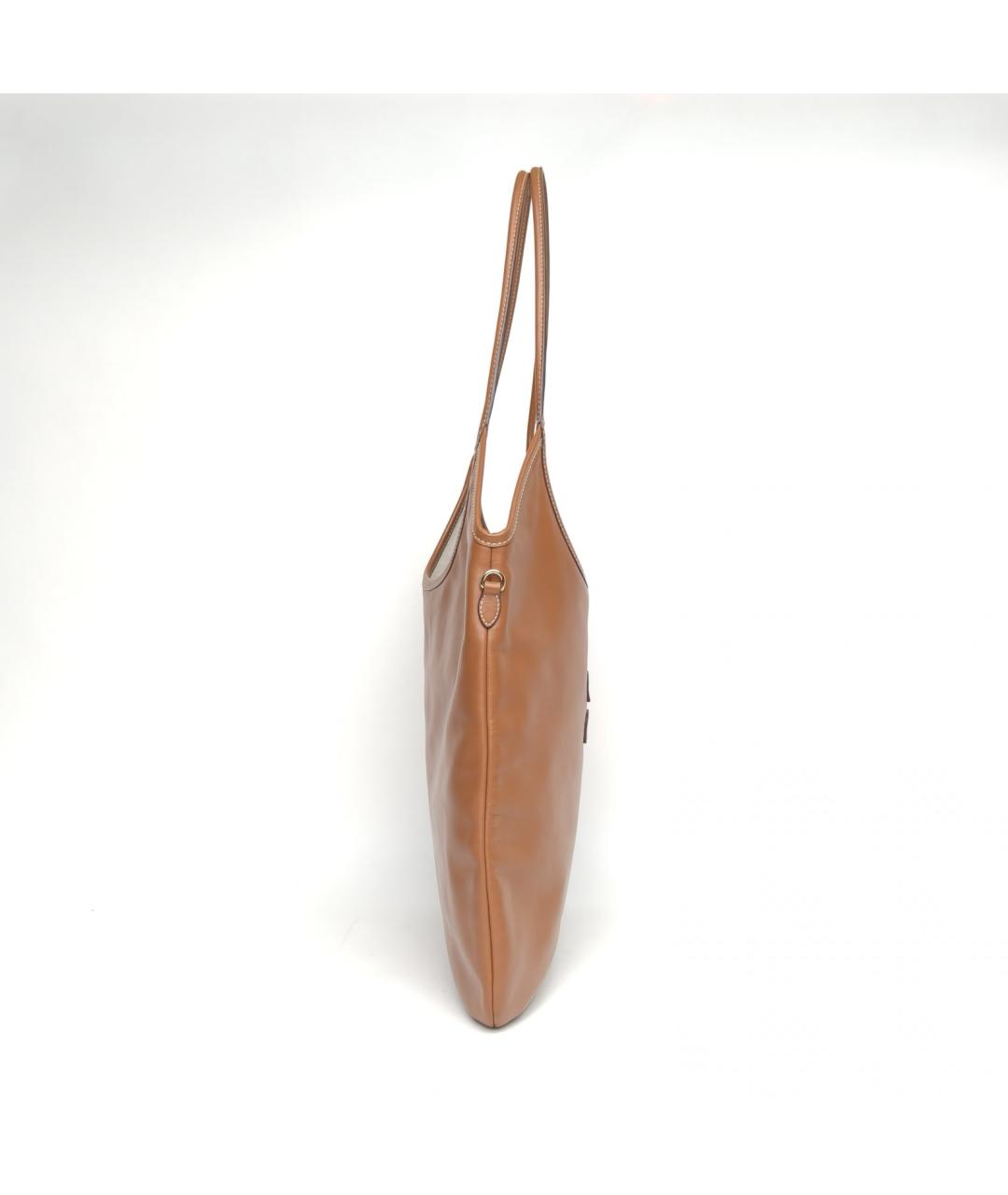 MIU MIU Коричневая кожаная сумка через плечо, фото 5