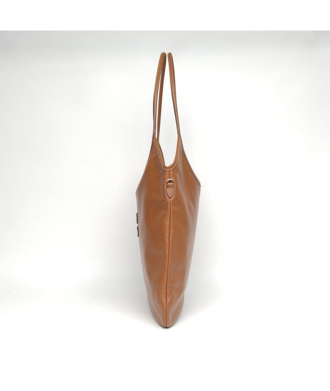 MIU MIU Коричневая кожаная сумка через плечо, фото 3