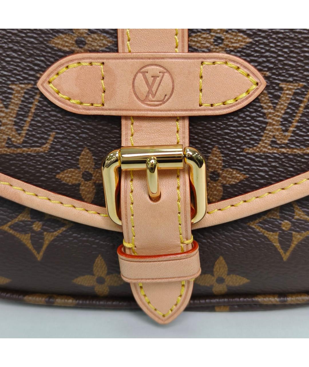 LOUIS VUITTON Коричневая сумка через плечо, фото 7