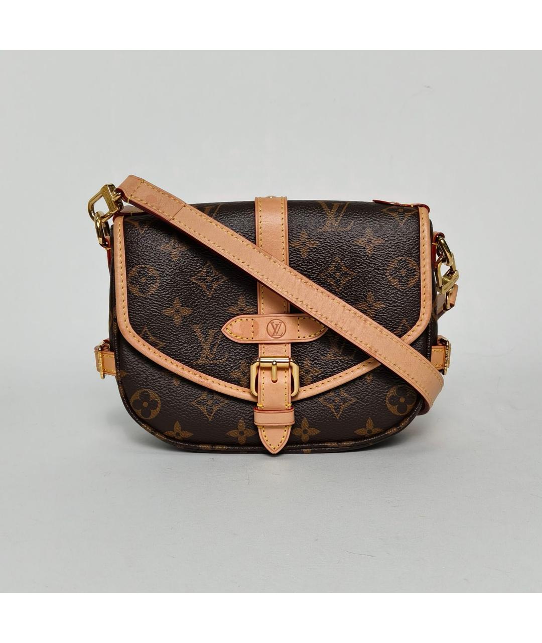 LOUIS VUITTON Коричневая сумка через плечо, фото 2