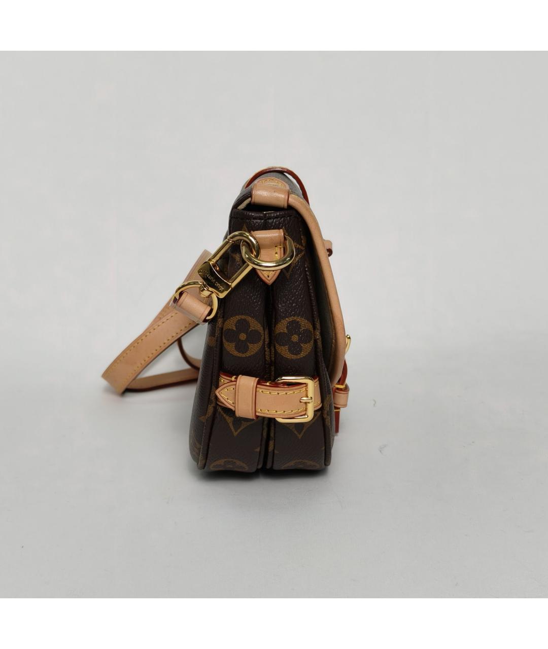 LOUIS VUITTON Коричневая сумка через плечо, фото 4