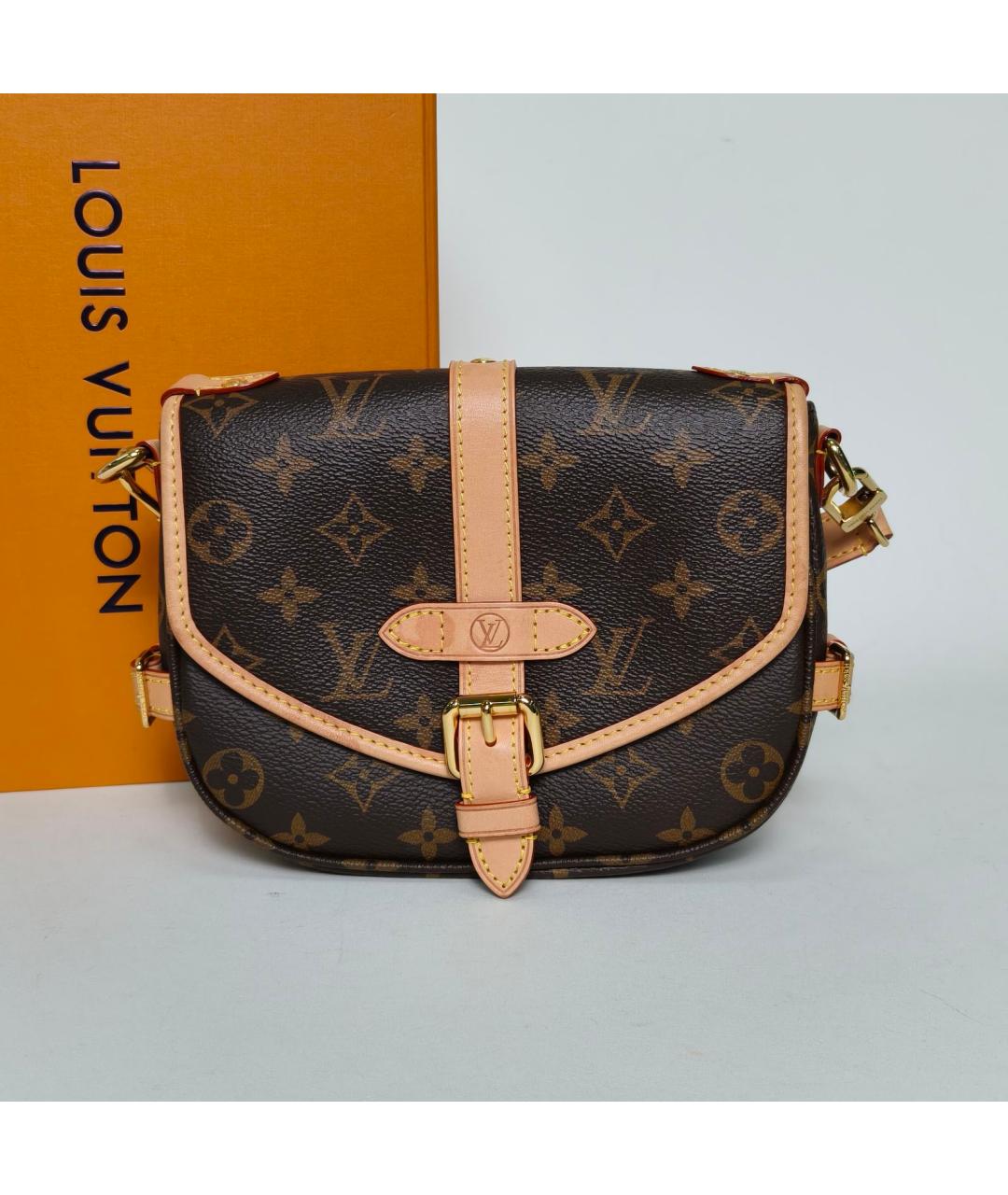 LOUIS VUITTON Коричневая сумка через плечо, фото 9