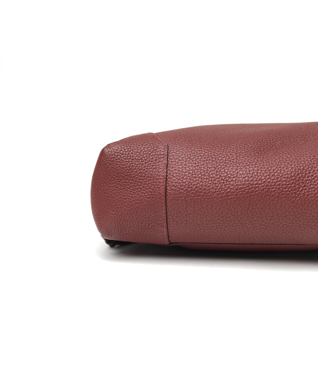 HERMES Красный кожаный рюкзак, фото 6