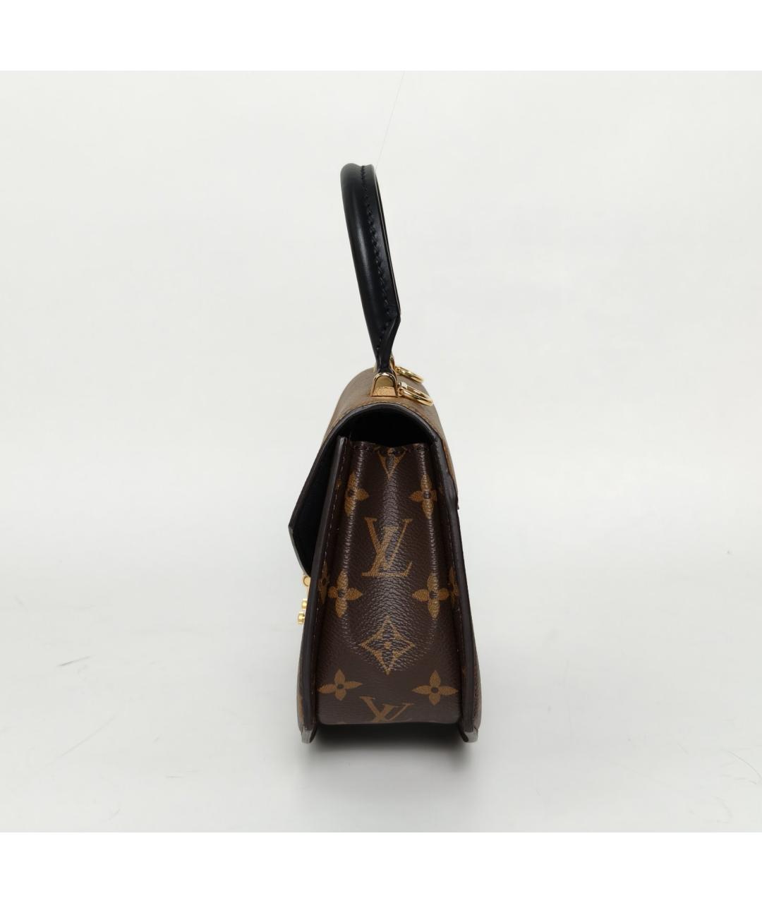 LOUIS VUITTON Коричневая сумка с короткими ручками, фото 5
