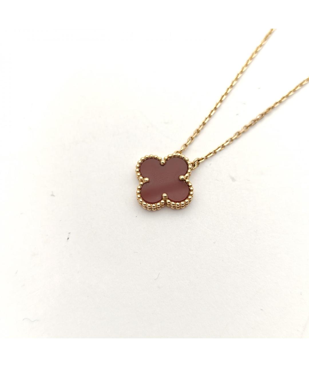 VAN CLEEF & ARPELS Красная подвеска из желтого золота, фото 4
