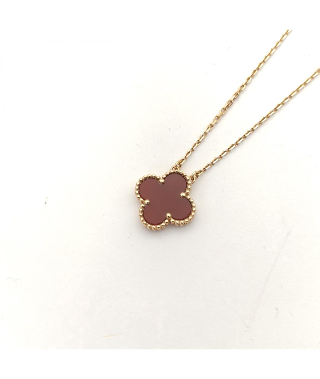 VAN CLEEF & ARPELS Красная подвеска из желтого золота, фото 5