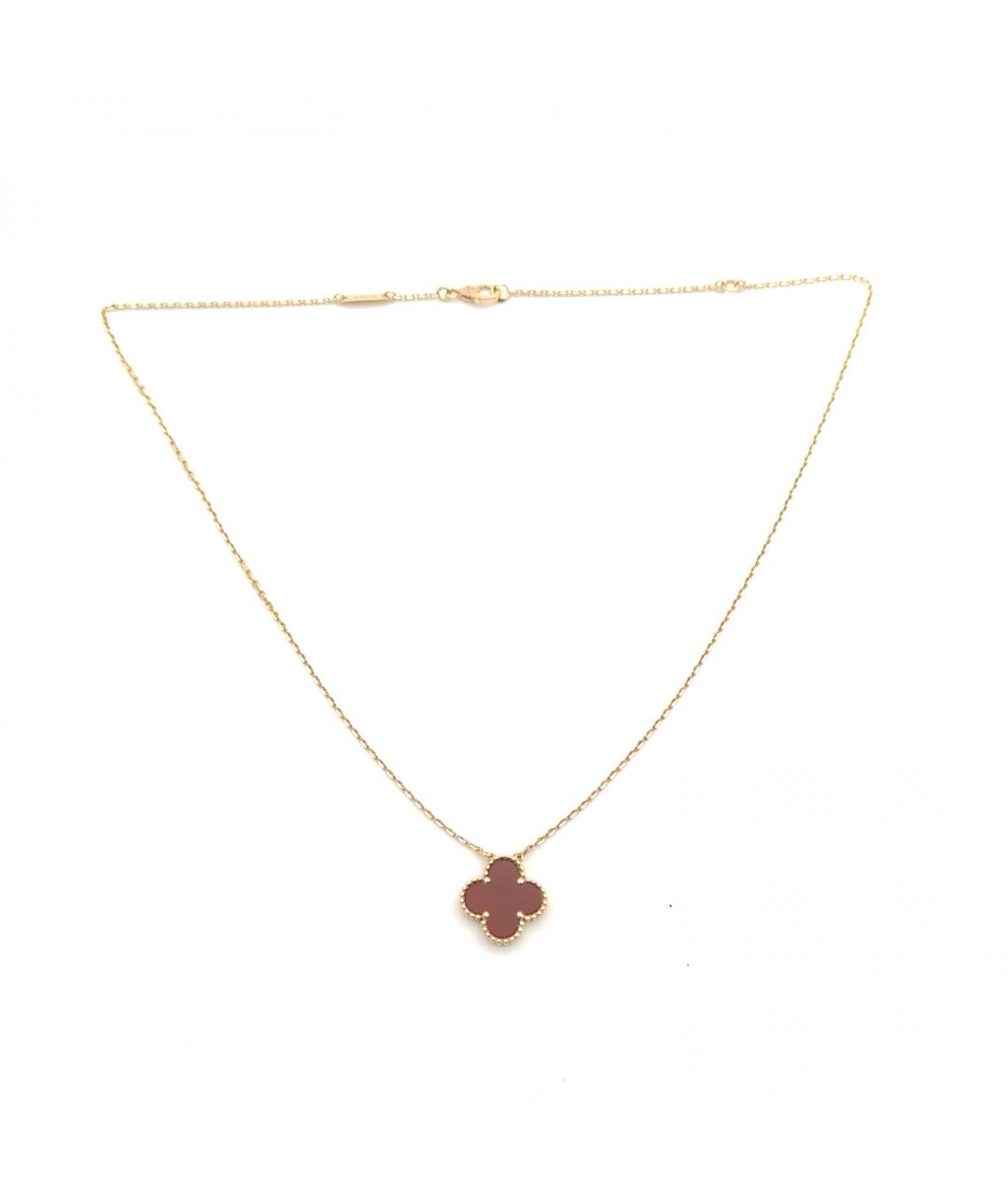 VAN CLEEF & ARPELS Красная подвеска из желтого золота, фото 7