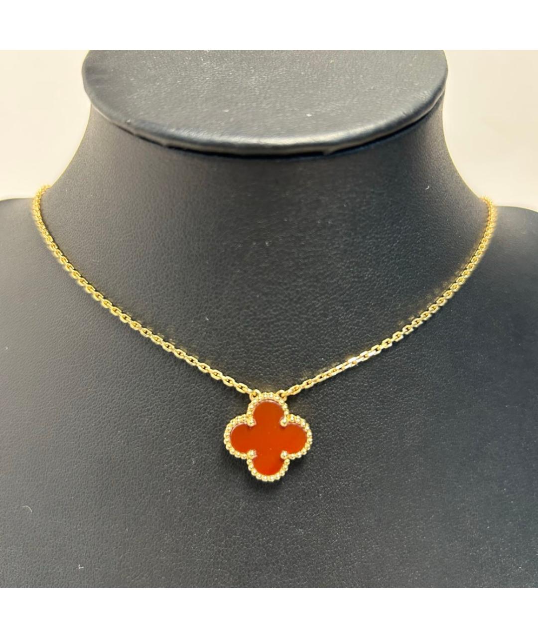 VAN CLEEF & ARPELS Красная подвеска из желтого золота, фото 8