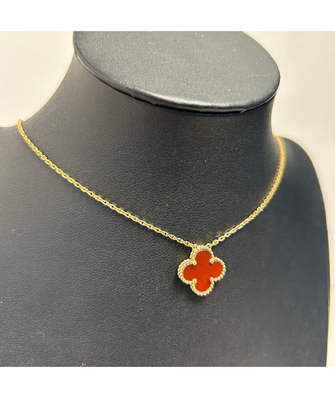 VAN CLEEF & ARPELS Красная подвеска из желтого золота, фото 9