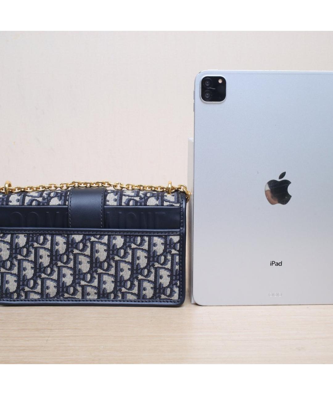 CHRISTIAN DIOR Темно-синяя сумка через плечо, фото 6