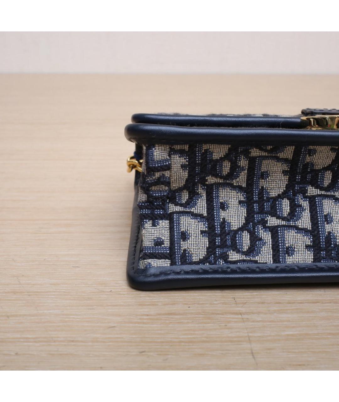 CHRISTIAN DIOR Темно-синяя сумка через плечо, фото 8