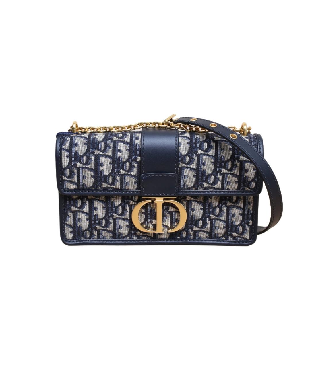 CHRISTIAN DIOR Темно-синяя сумка через плечо, фото 9