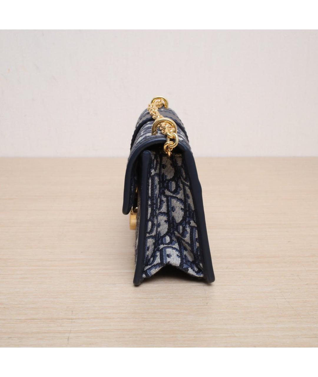 CHRISTIAN DIOR Темно-синяя сумка через плечо, фото 4