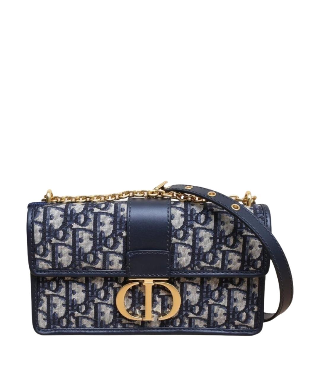 CHRISTIAN DIOR Темно-синяя сумка через плечо, фото 1