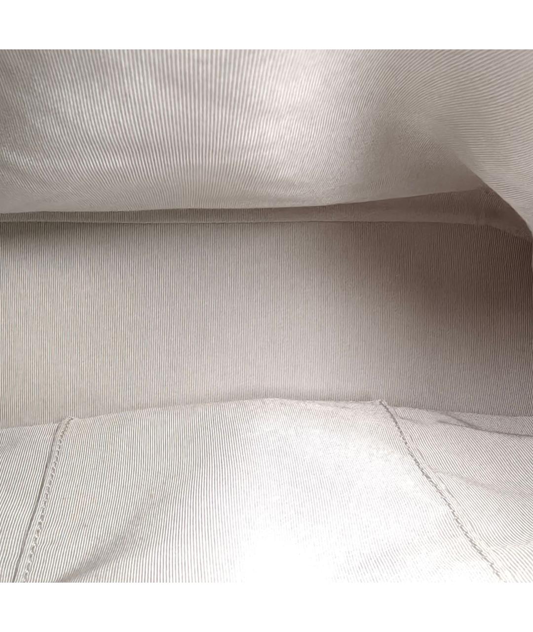 CHANEL Белый кожаный рюкзак, фото 8