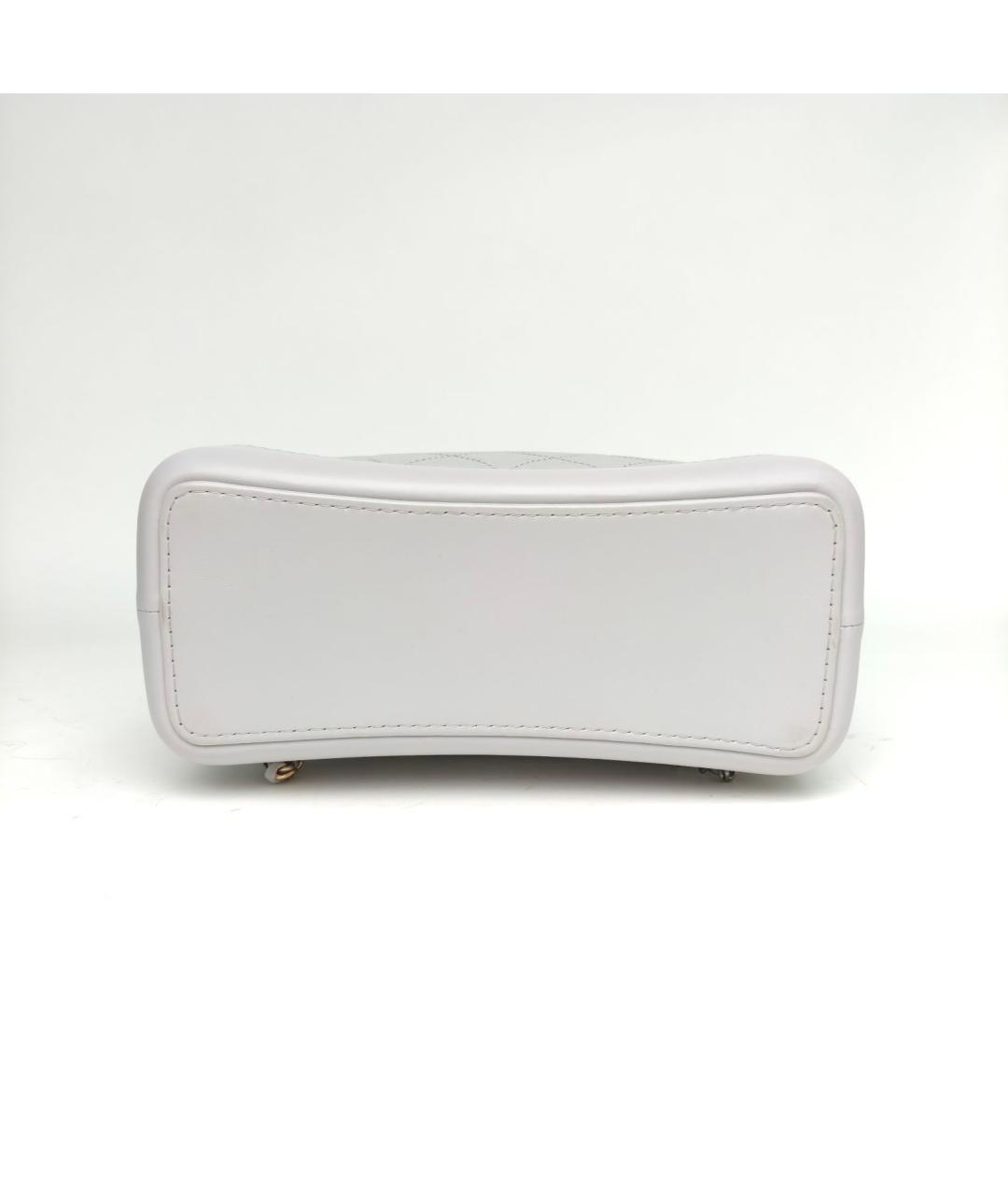 CHANEL Белый кожаный рюкзак, фото 6