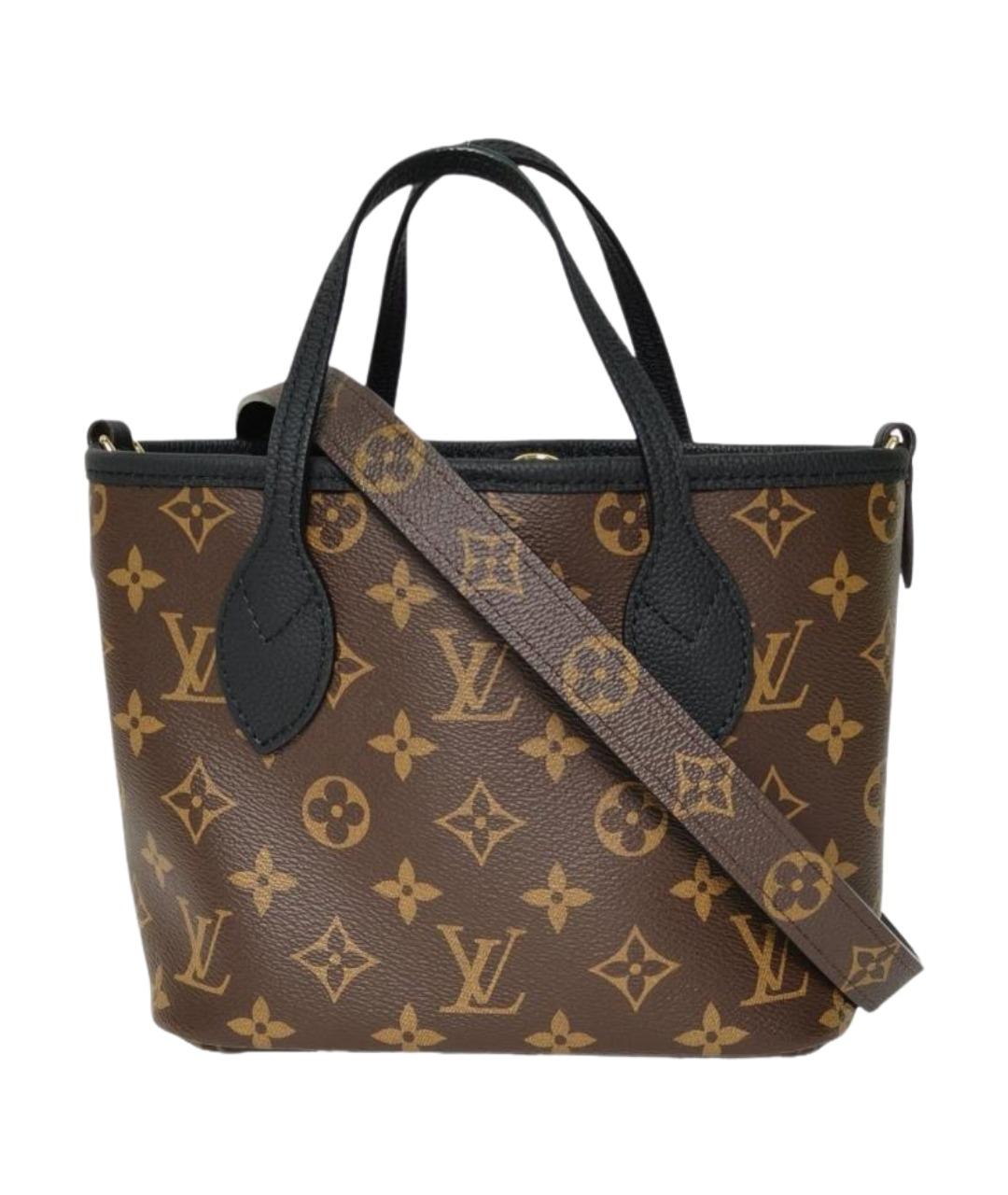 LOUIS VUITTON Коричневая сумка с короткими ручками, фото 1