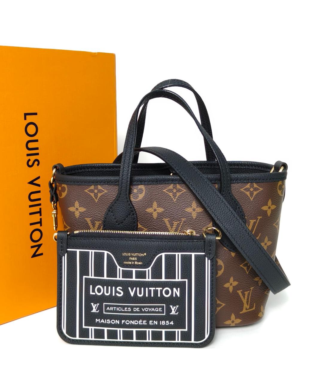 LOUIS VUITTON Коричневая сумка с короткими ручками, фото 8
