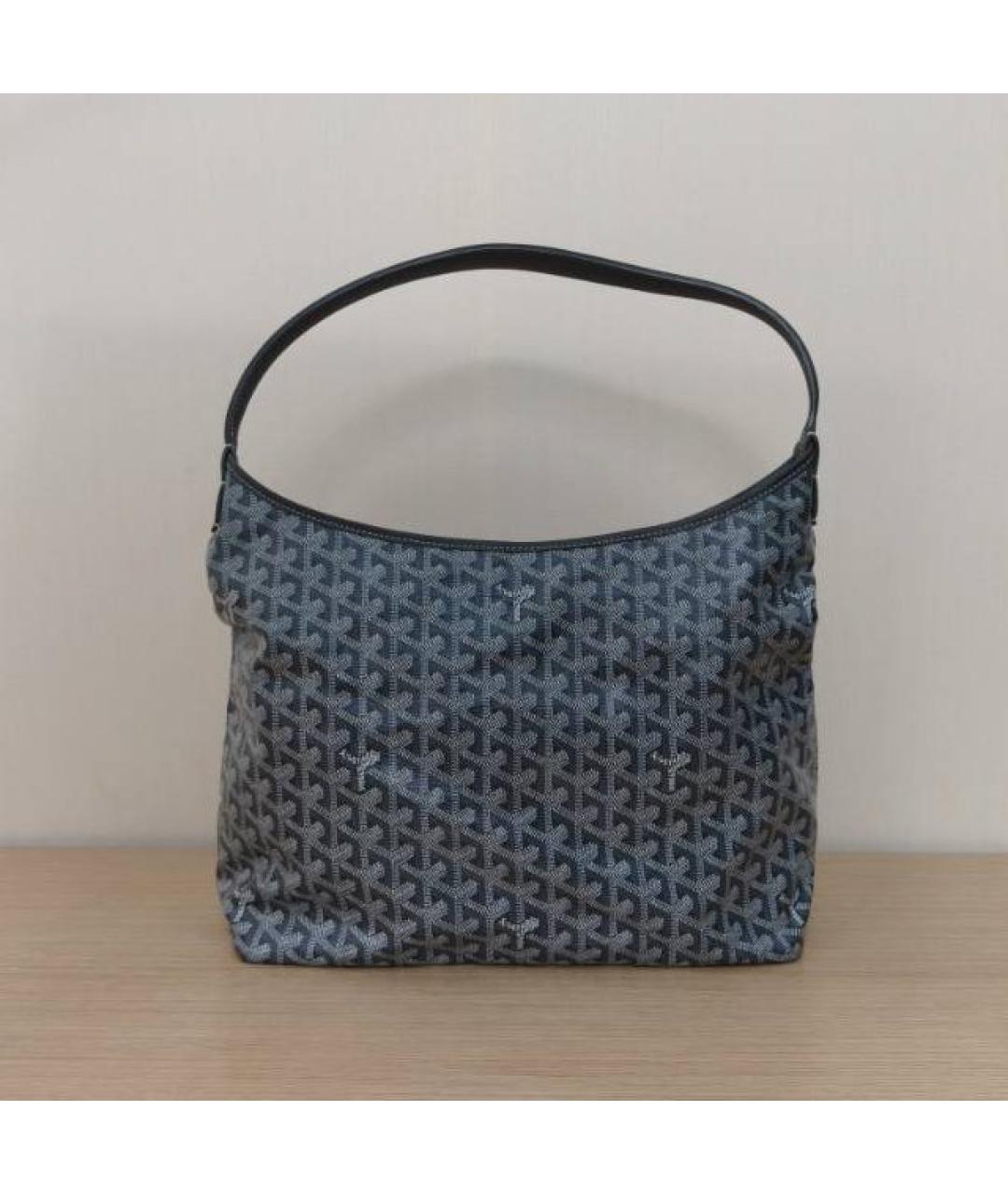 GOYARD Темно-синяя сумка через плечо, фото 2