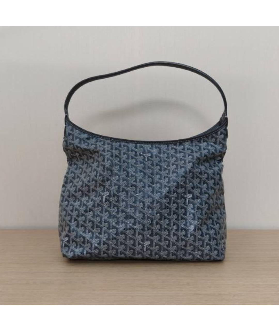 GOYARD Темно-синяя сумка через плечо, фото 4