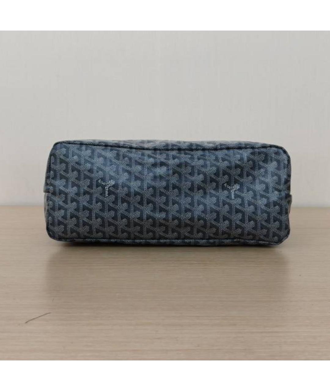 GOYARD Темно-синяя сумка через плечо, фото 6