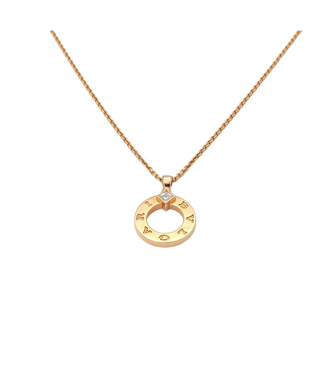 BVLGARI Золотая подвеска из розового золота, фото 2