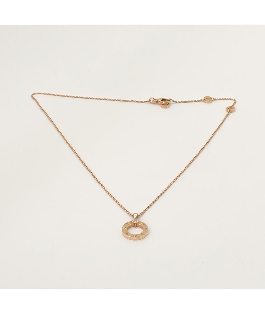 BVLGARI Золотая подвеска из розового золота, фото 7