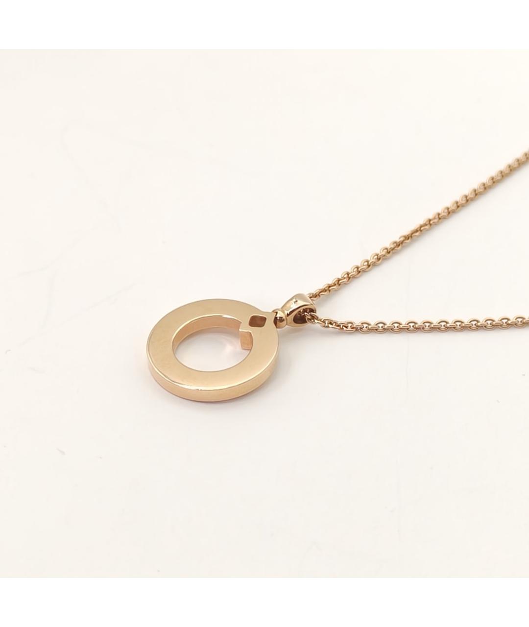BVLGARI Золотая подвеска из розового золота, фото 5