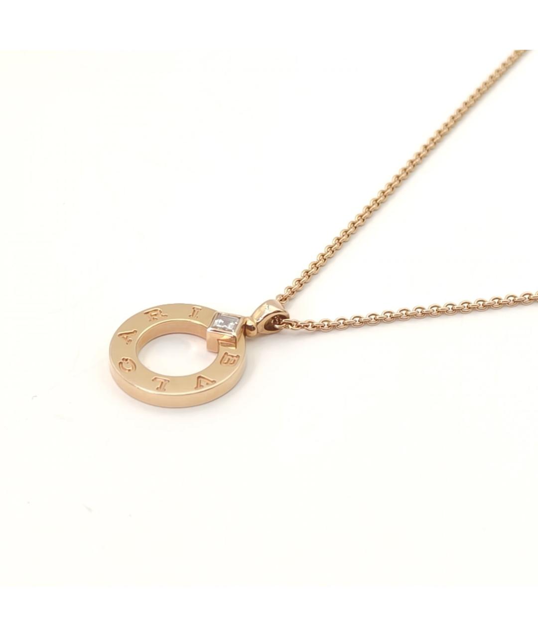 BVLGARI Золотая подвеска из розового золота, фото 4