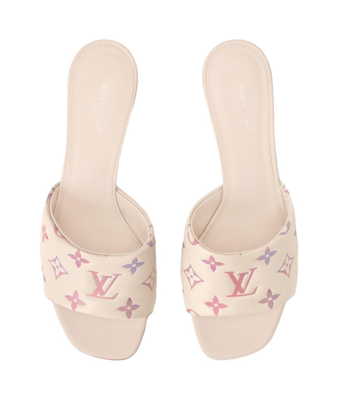 LOUIS VUITTON Розовые мюли, фото 5
