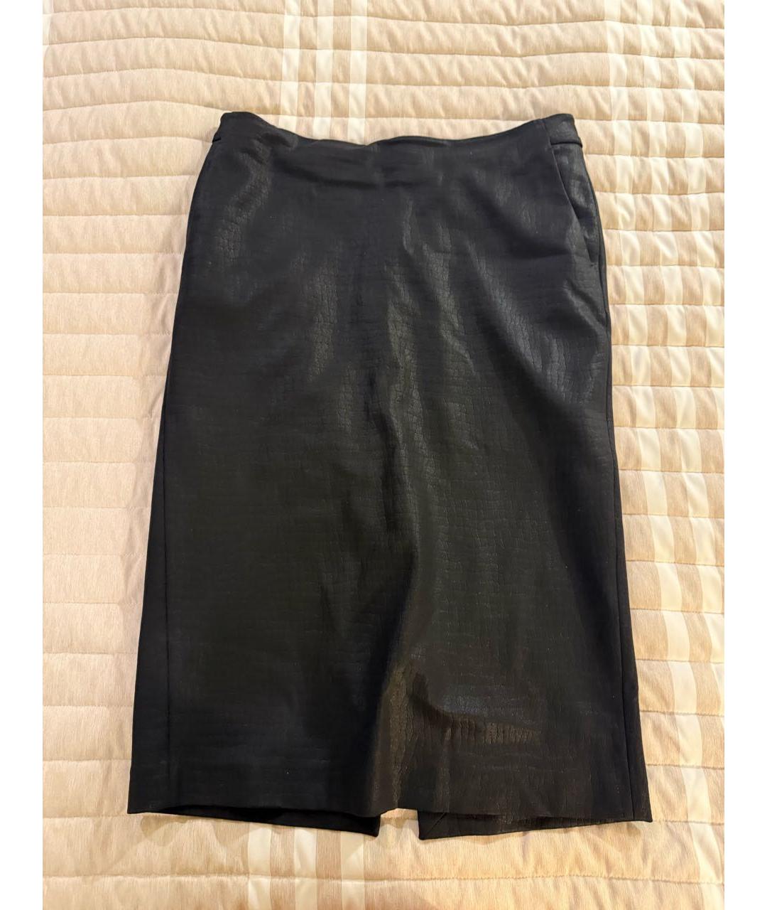 MAX MARA Черная юбка миди, фото 5