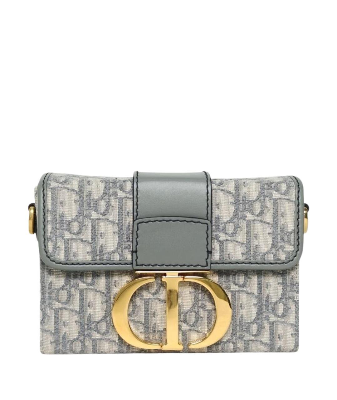 CHRISTIAN DIOR Серая сумка через плечо, фото 1