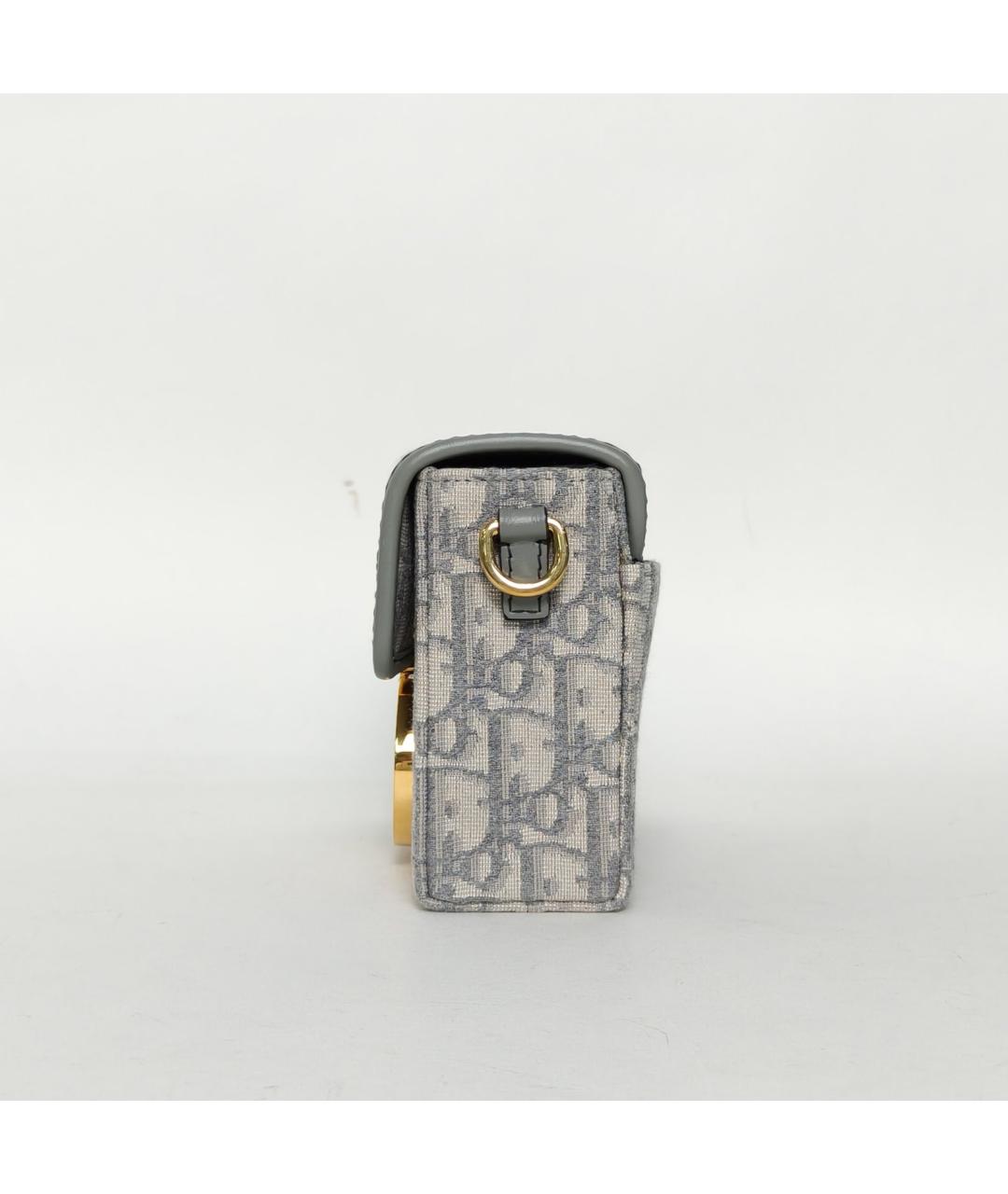 CHRISTIAN DIOR Серая сумка через плечо, фото 3