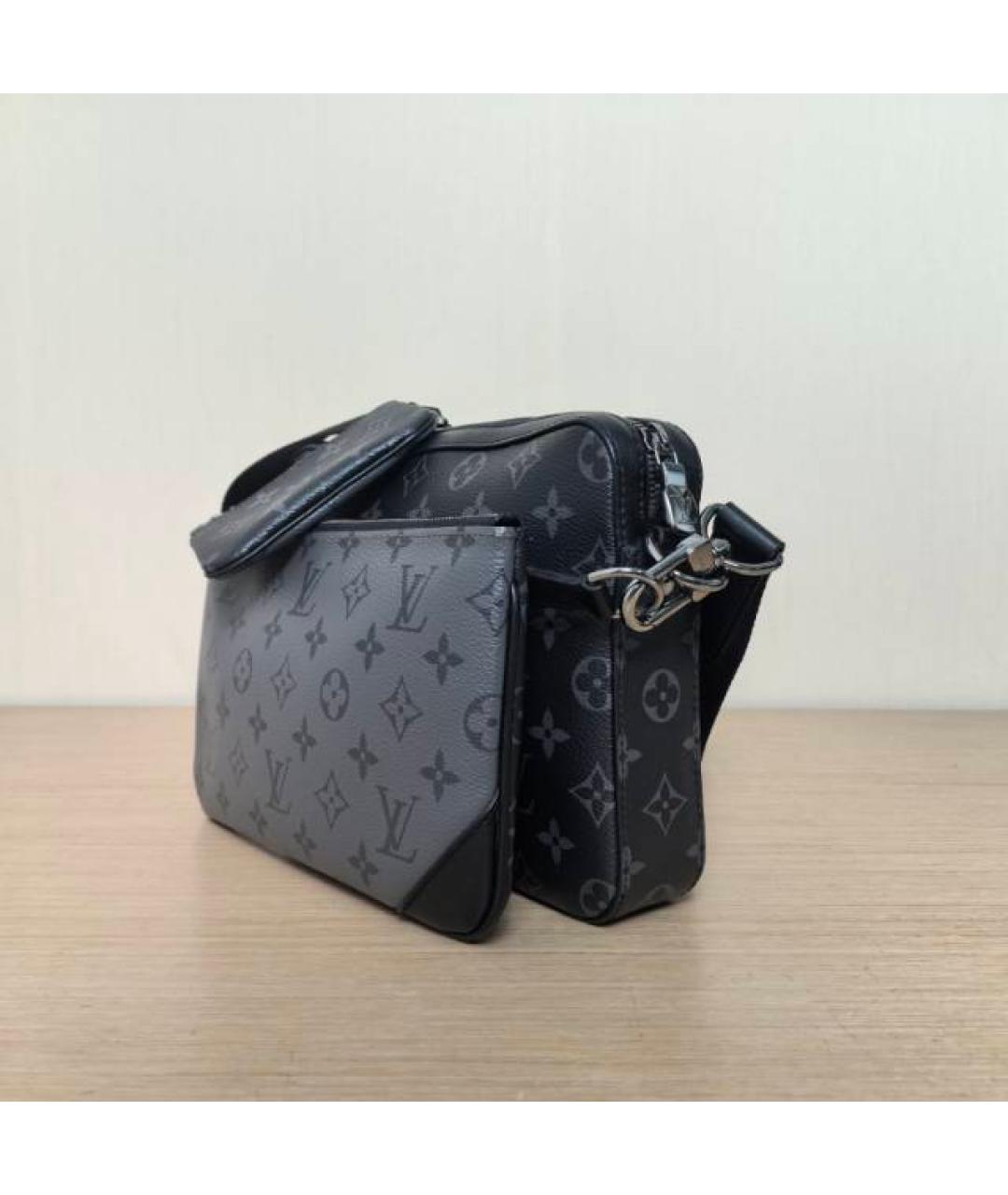 LOUIS VUITTON Черная сумка через плечо, фото 3