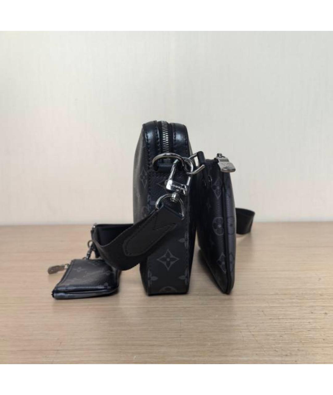 LOUIS VUITTON Черная сумка через плечо, фото 6