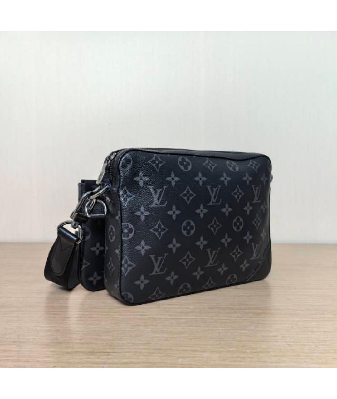 LOUIS VUITTON Черная сумка через плечо, фото 4