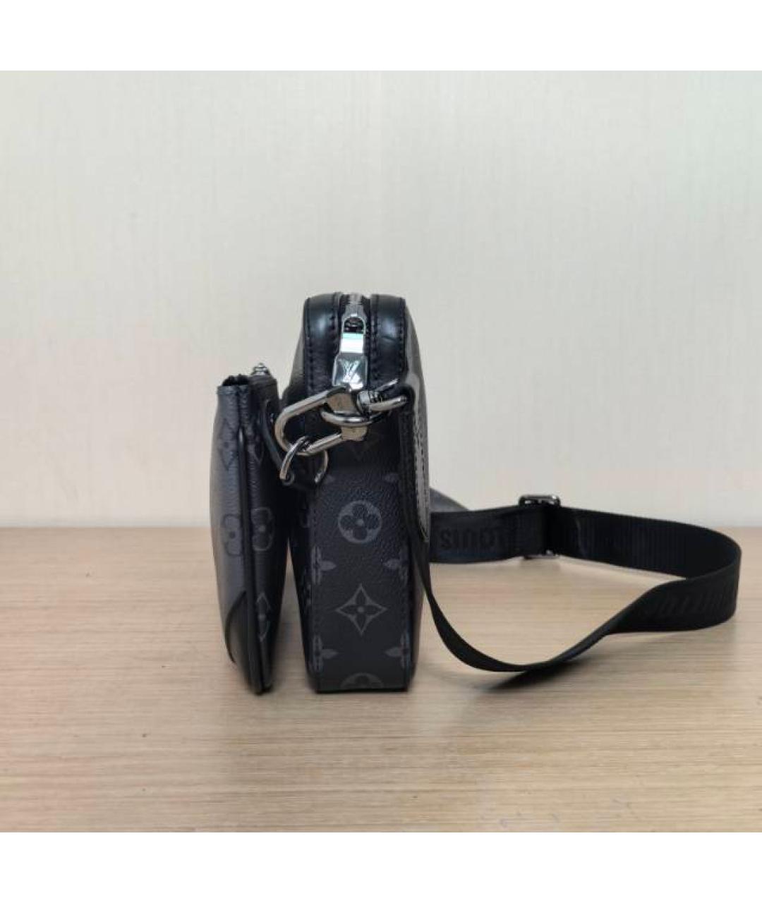 LOUIS VUITTON Черная сумка через плечо, фото 5